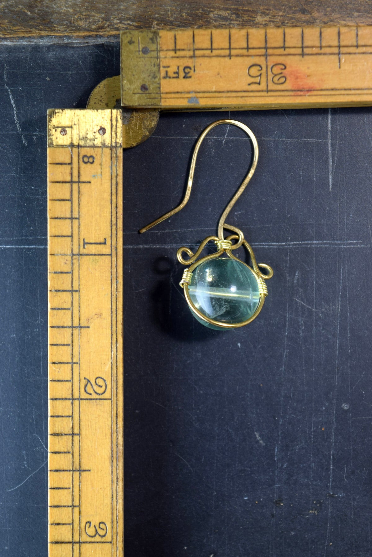 Fluorite Dangle Earrings